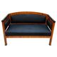 Biedermeier Sofa in Cherry Veneer and Horsehair, South Germany, 1830s