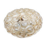 Old wall lamp molded glass, bubble decoration