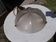 Art Deco ceiling light in moulded glass