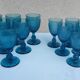 12 blue glasses