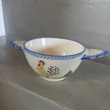 Bol ancien en faïence de Charolles