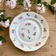 6 dessert plates porcelain france vintage