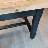 Solid oak farmhouse table