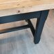 Solid oak farmhouse table
