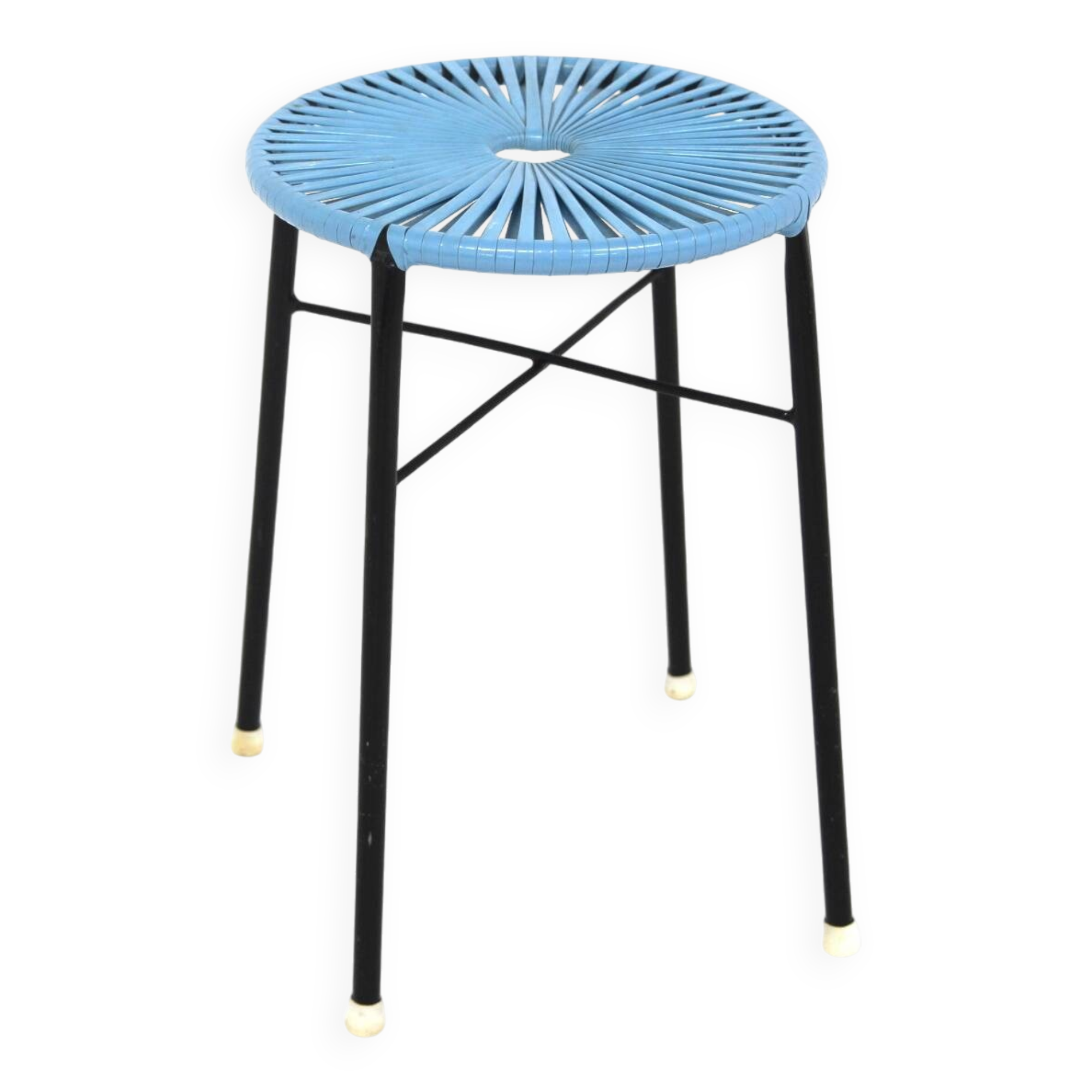 Metal and plastic stool, Sweden, 1950