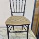 Napoleon III chair in blackened wood, 19th century