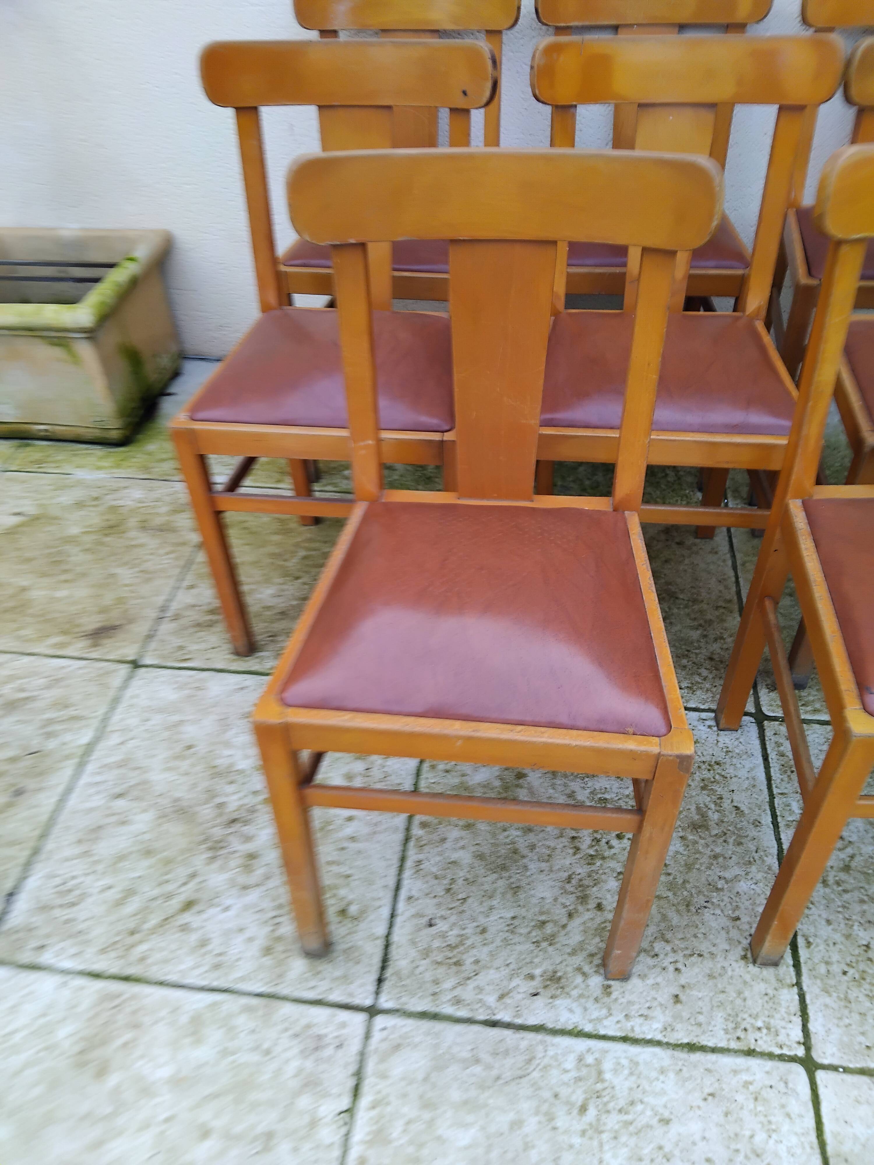 8 inseparable elf vintage bistro chairs