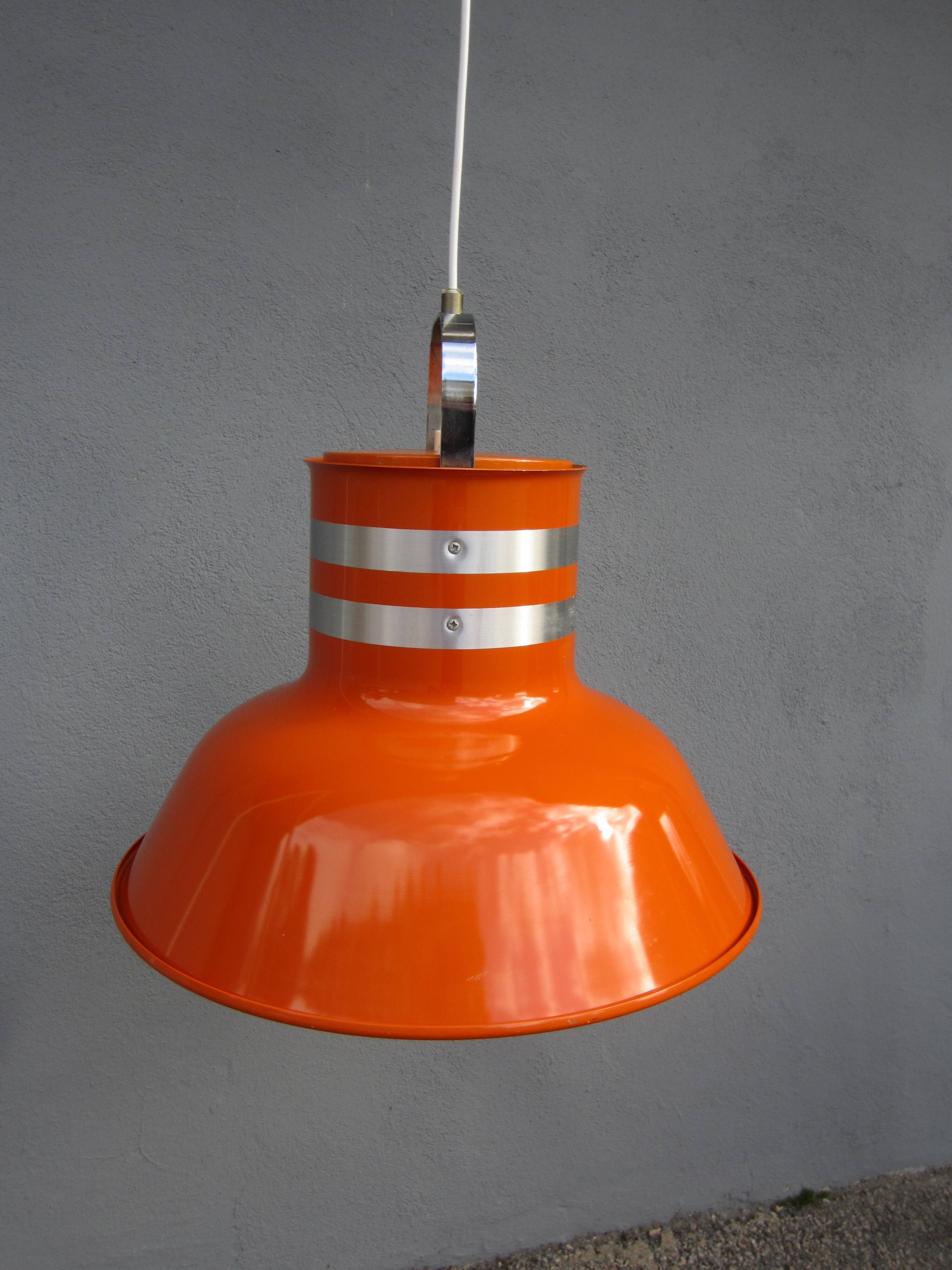 Scandinavian 70s Hinken pendant light by Per Sundstedt for Kosta Lampan