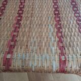 Bistro armchair in bamboo and wicker