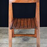 Vintage wood folding chair