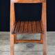 Vintage wood folding chair