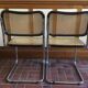 Pair of chairs Cesca B32 vintage designed by Marcel Breuer