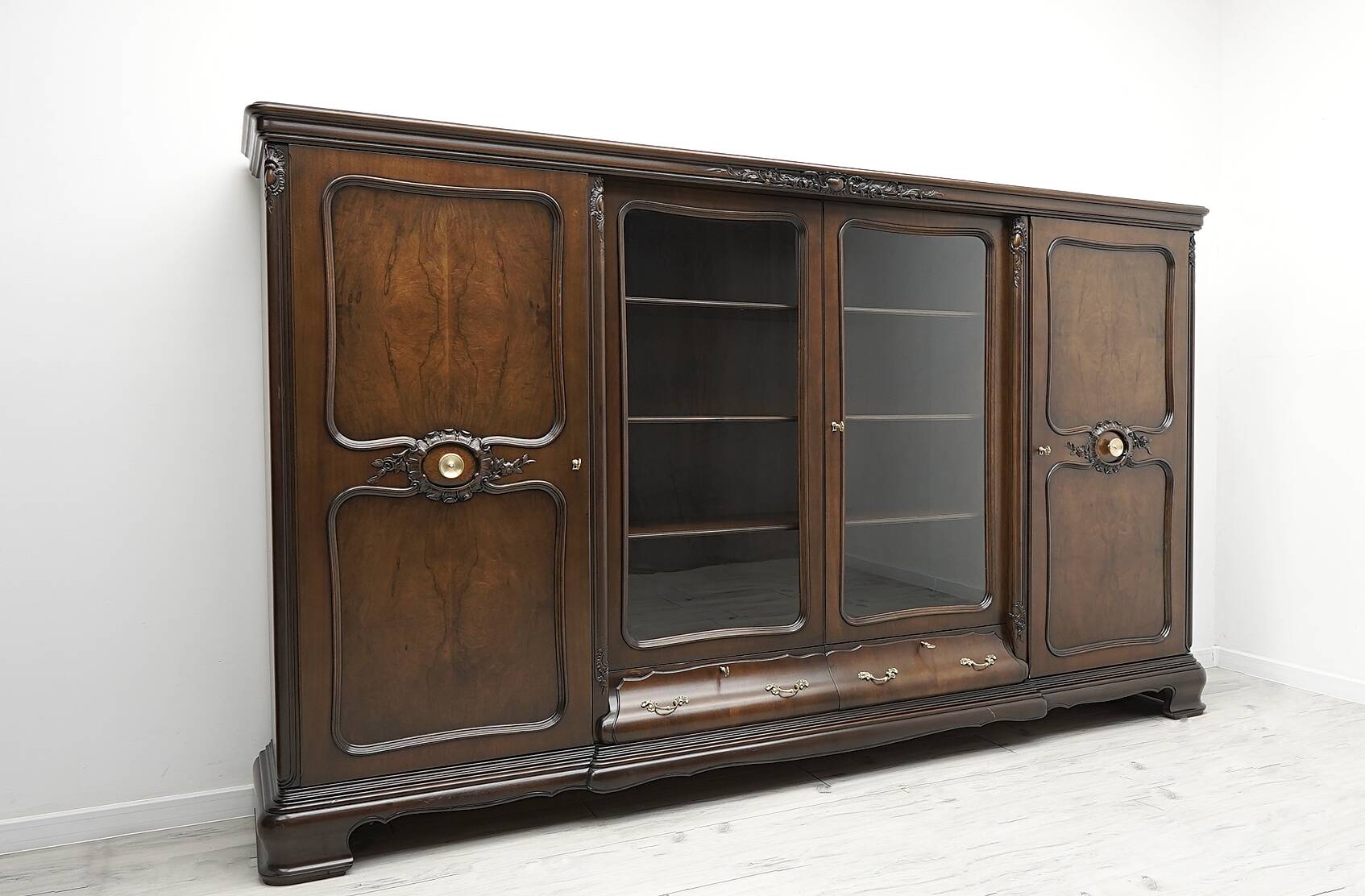 historic library from the 1940s after professional renovation.