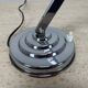 Modernist Art Deco desk lamp, chrome metal, 1930s/40s