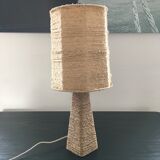 String lamp on sandstone
