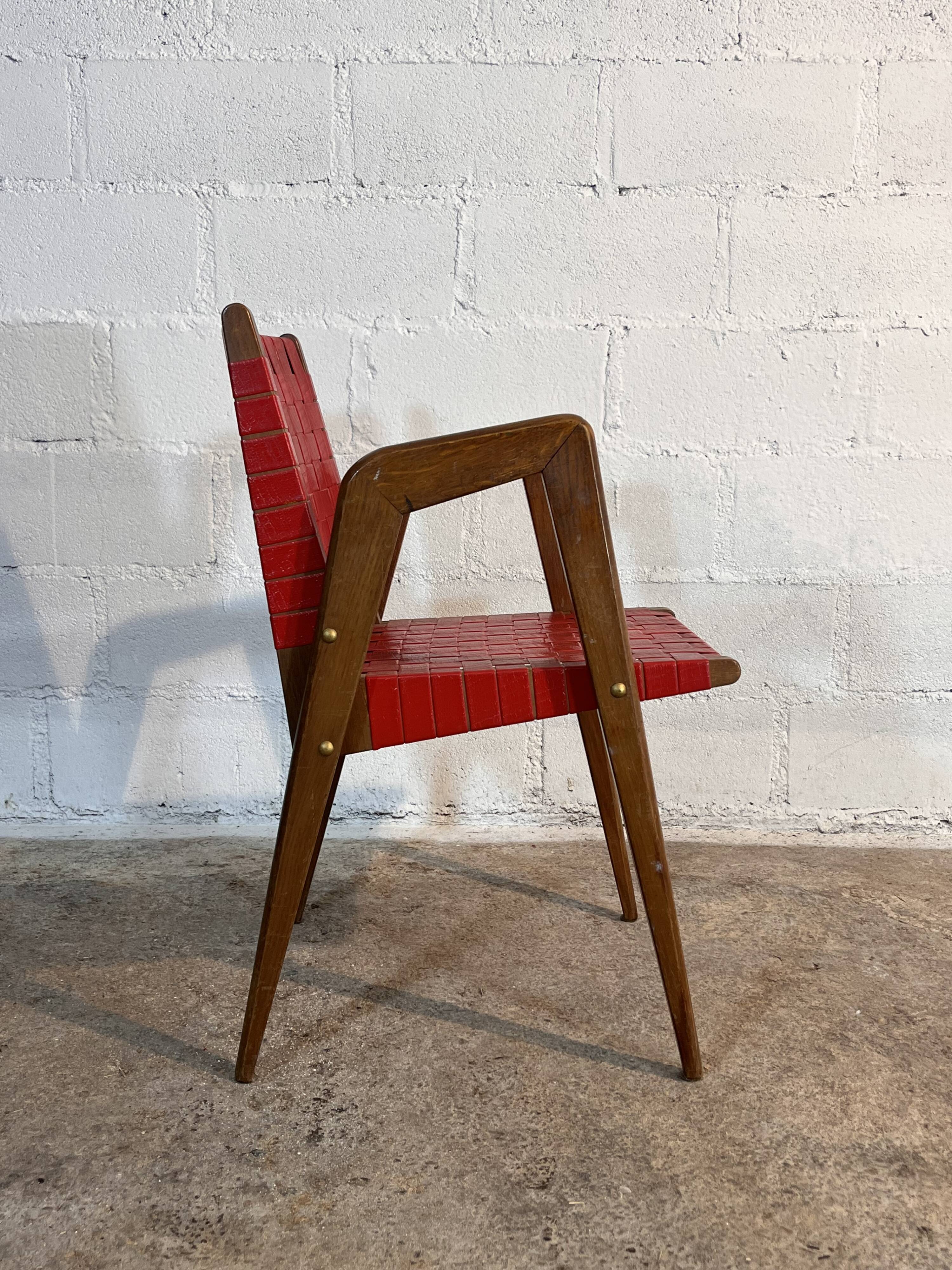 Compas Feet Armchair in the Style of Pierre Cruege, France, 1950s