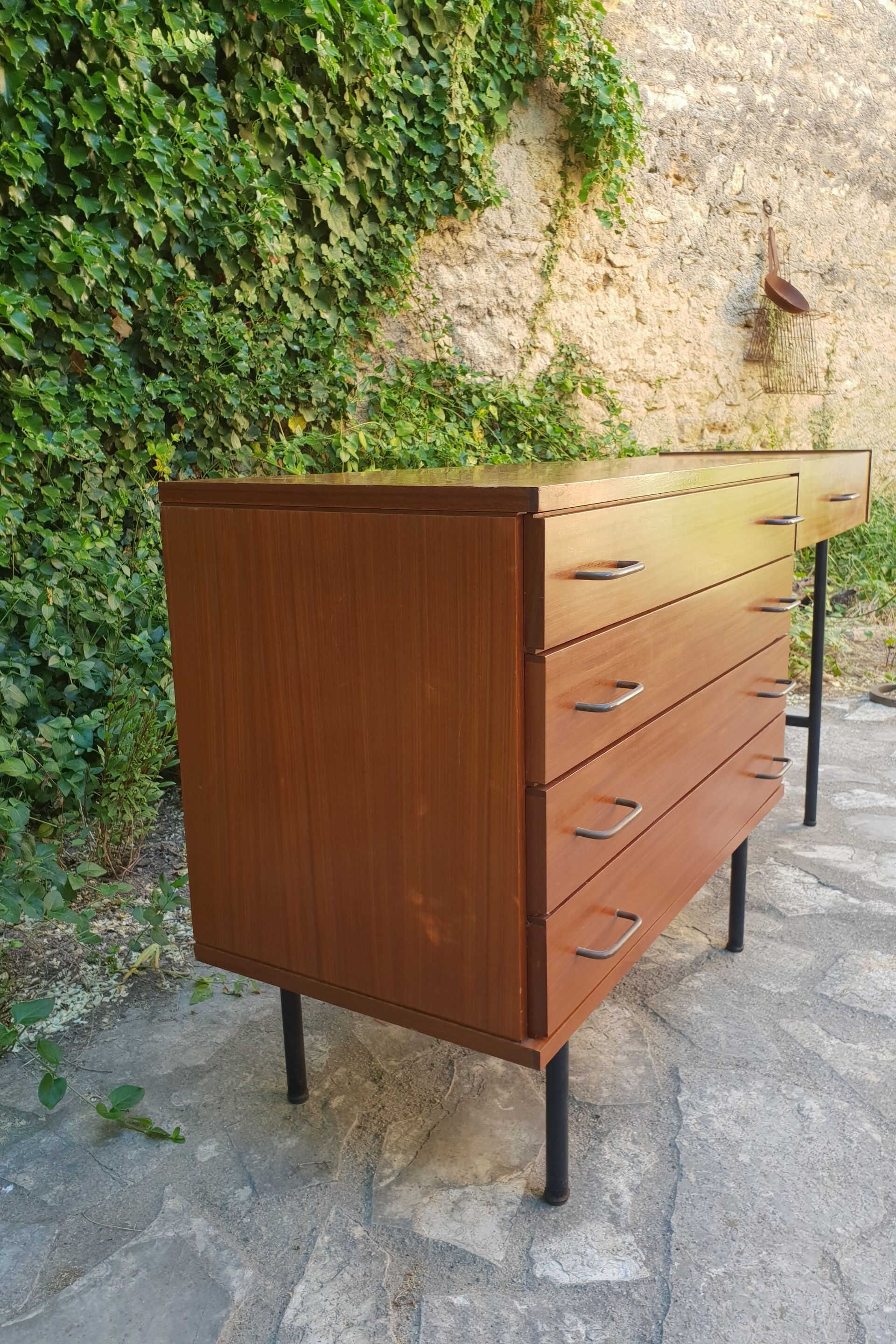 Commode coiffeuse moderniste 1950