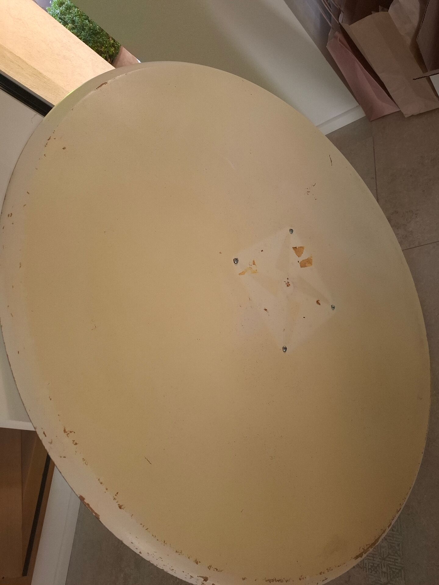 Tulip leg round table