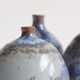 Trio de céramiques miniatures bleues Antonio Lampecco