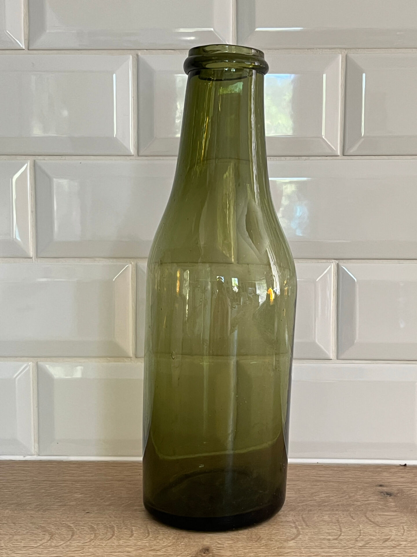 Set of 4 vintage bottle vases