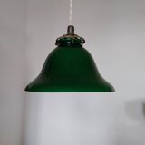 Suspension laiton tulipe opaline verte