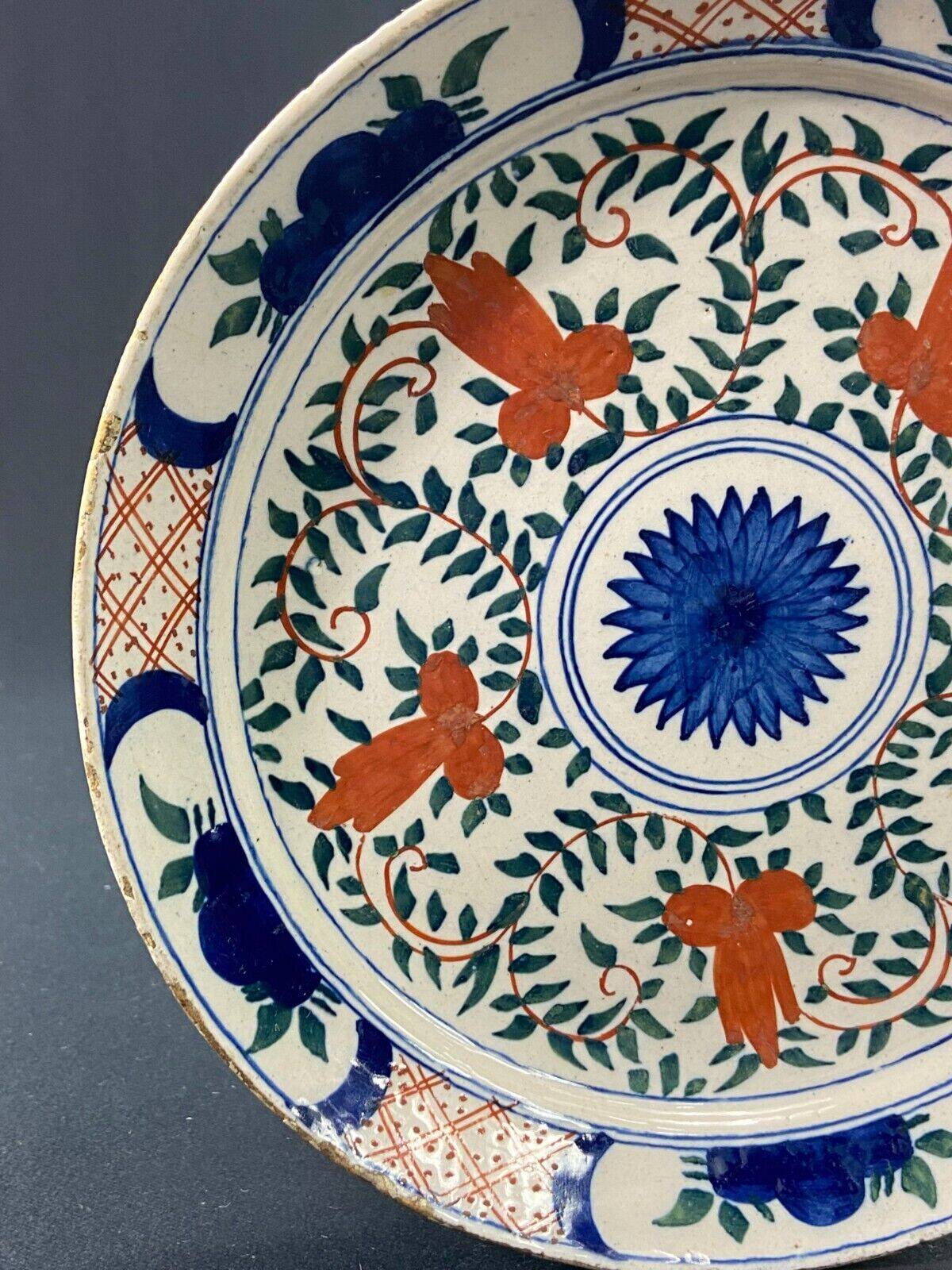 19th century Delft earthenware plate