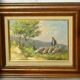 Tableau Berger Dans Arrière-pays Provençal, Fortuné Car (1905-1970)