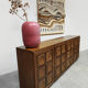 Vintage brutalist sideboard credenza Gerhard Bartels 'Cubism'