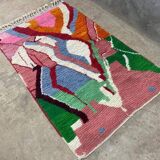 Wool Beni Ourain Rug,custom moroccan rug 150/250cm