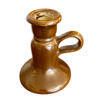 Cellar rat in brown glazed ceramic