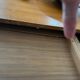 Extendable teak table
