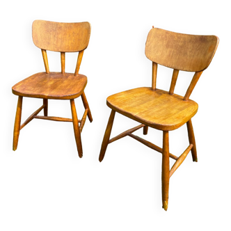 Paire de chaises scandinaves vintage