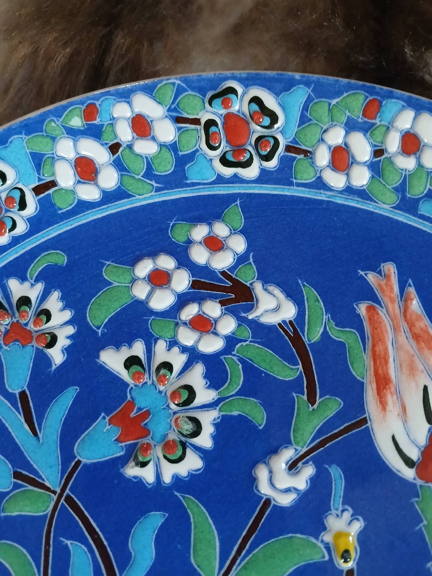 Plat décoratif de Kutahya