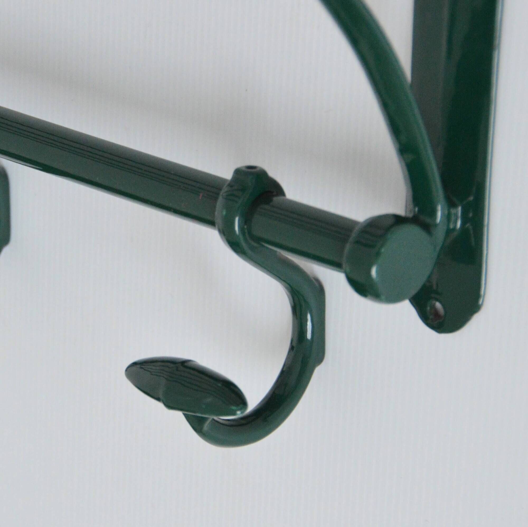 Vintage coat rack / hat stand in cast iron, 1930s Art Deco.