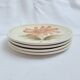 Dessert plates with flowers St Amand