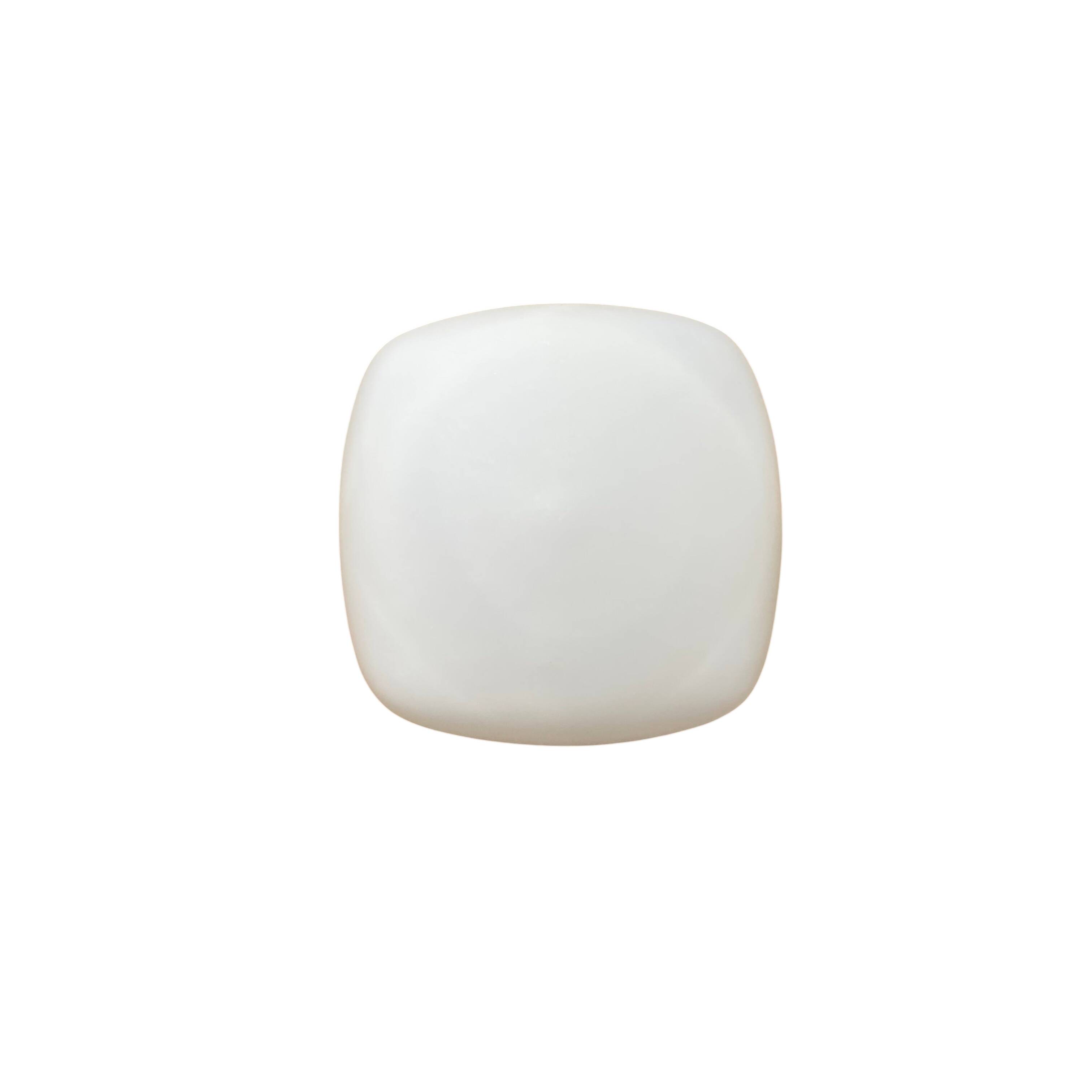 Vintage wall ceiling light in white glass