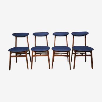 Four chairs by E.Haas 'Poland 1960'"