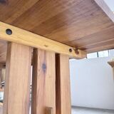Mountain furniture table made of solid pine
