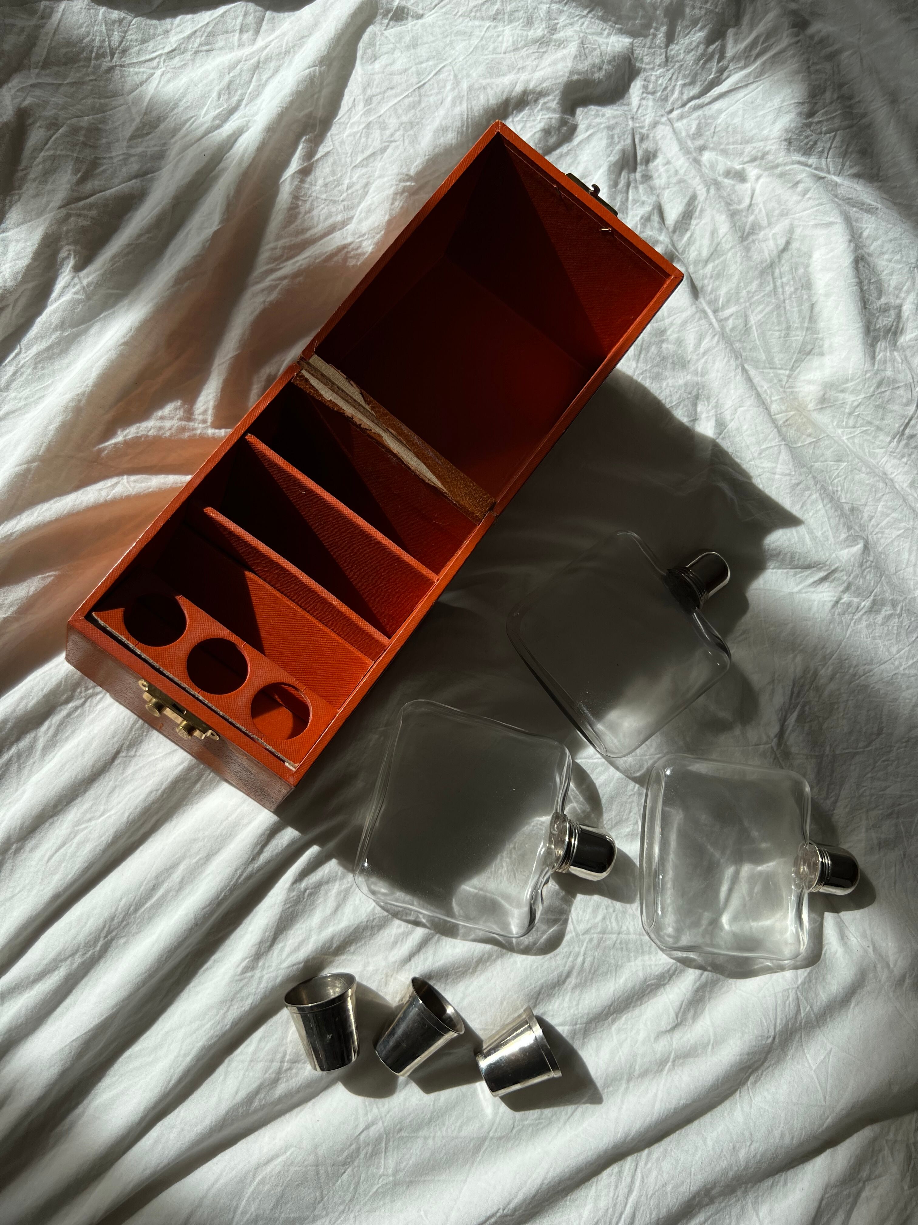 Leather liquor cellar