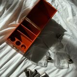Leather liquor cellar