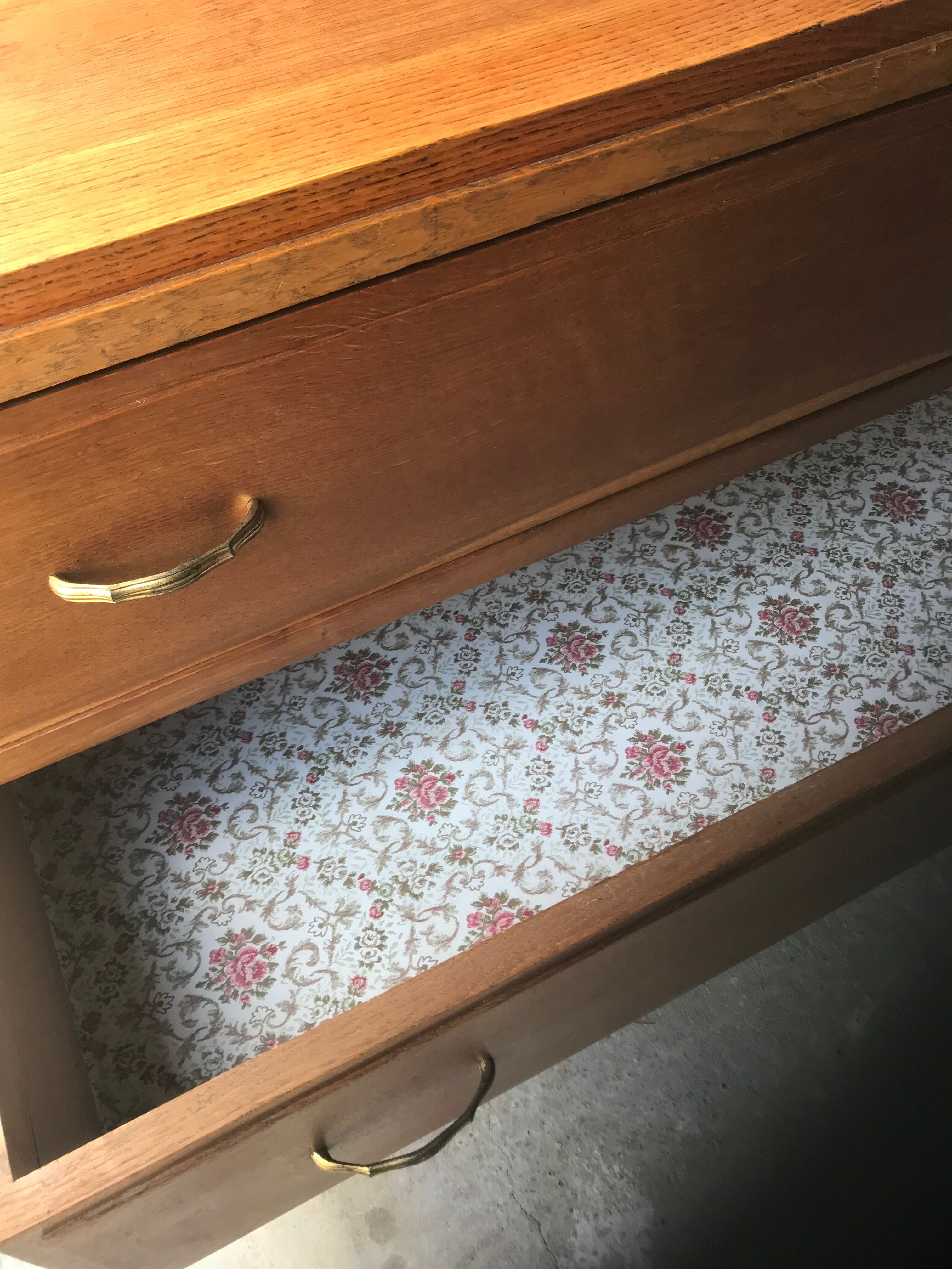 Commode vintage pieds compas