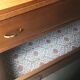 Commode vintage pieds compas