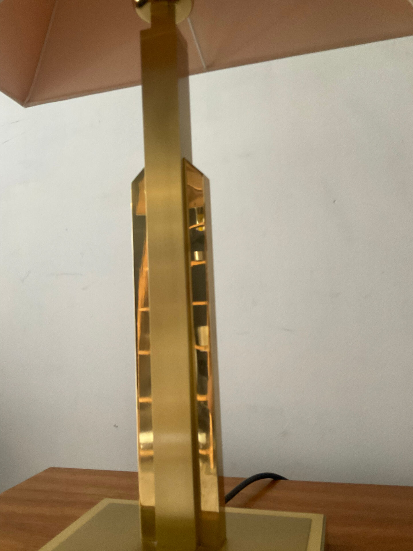 Deknudt brass lamp from the 70s-80s.