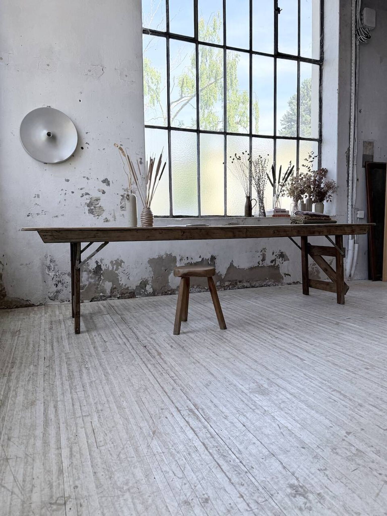 1950 XL folding farmhouse table in pine