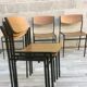 Ensemble de 6 chaises conçu par le designer Gijs van der sluis.