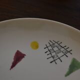 Set of 4 dessert plates Gien Montbouy