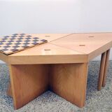 Cassina modular table Tangram design Massimo Morozzi 1980s