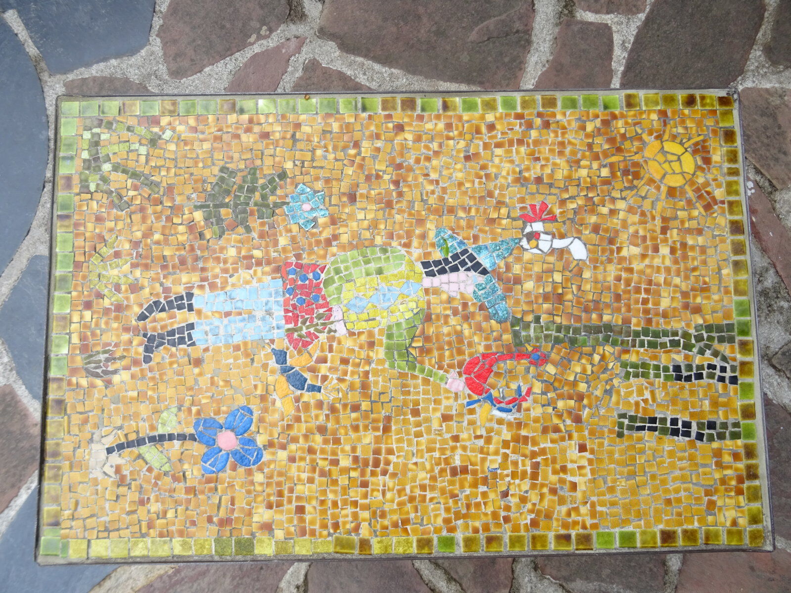 Coffee table mosaics