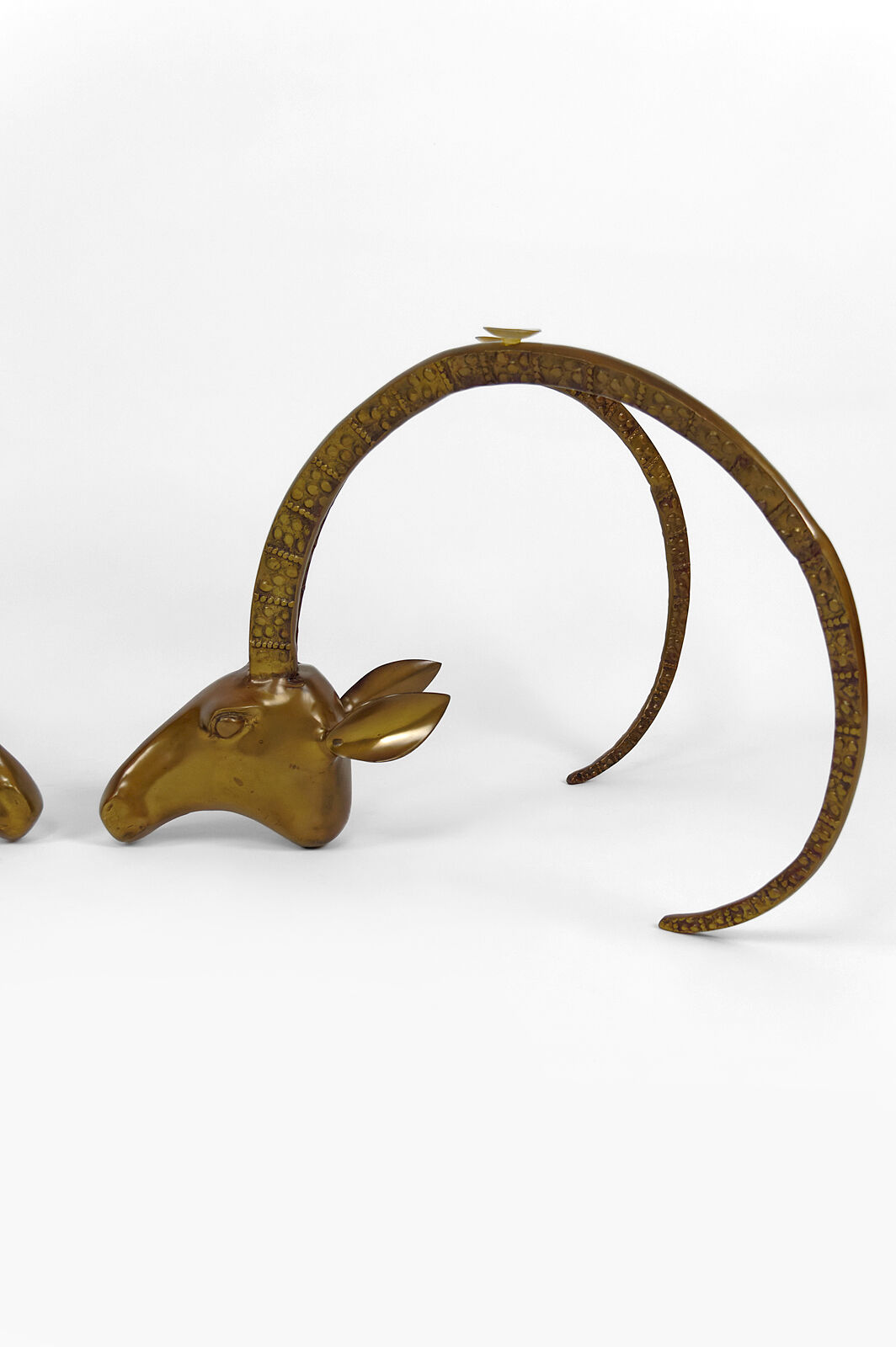 Coffee table with mouflons by Alain Chervet, circa 1970