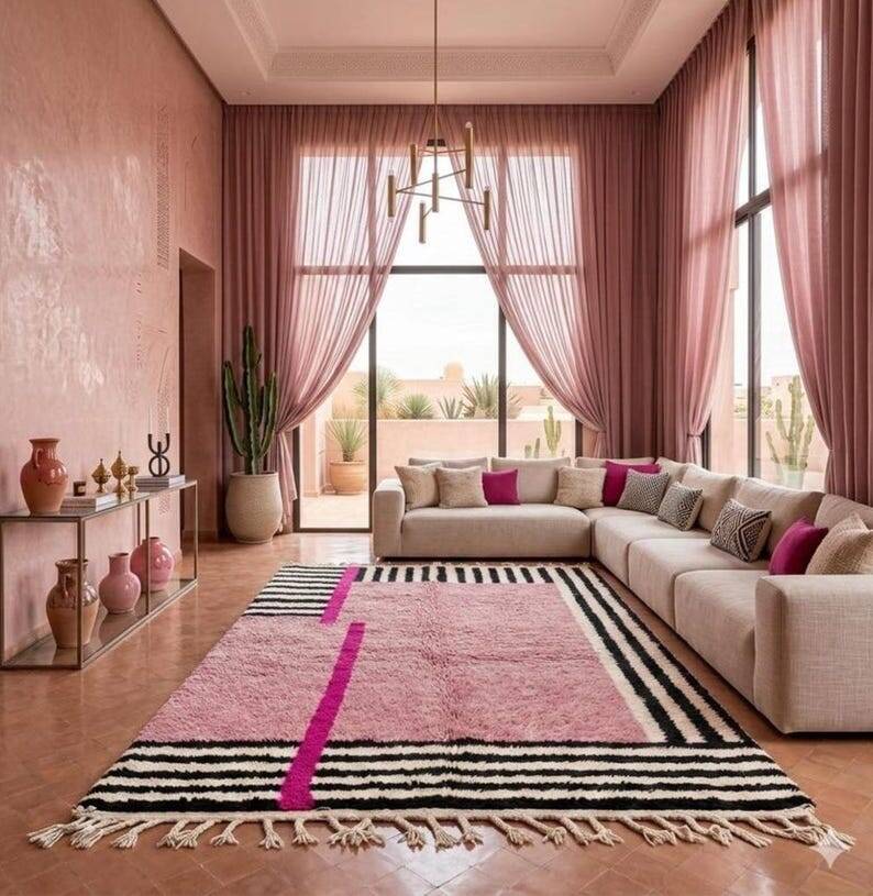 Tapis berbère marocain au charme naturel 250cmx150cm